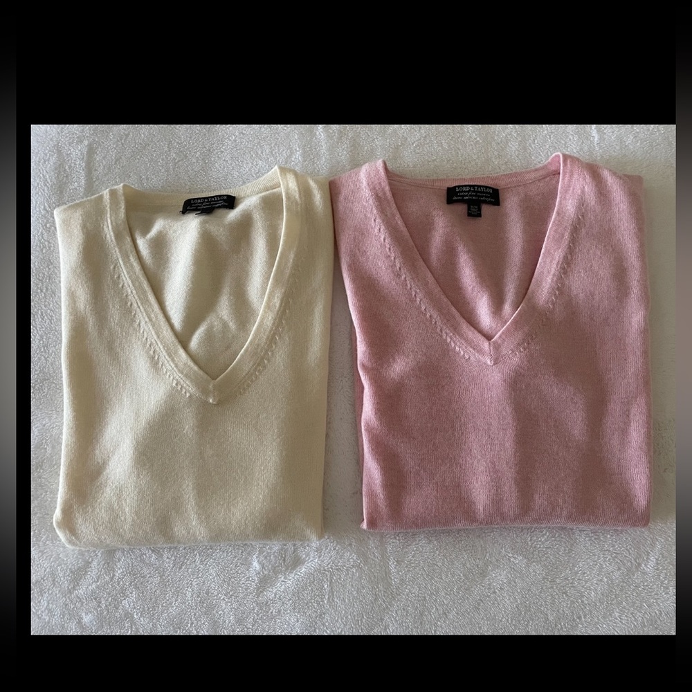 CASHMERE SWEATERS….NEW….(extra fine merino)
